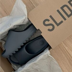Yeezy Charcoal Slide Sandals